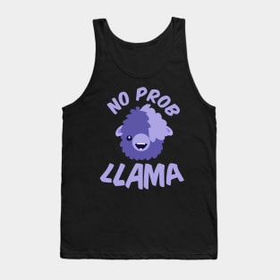 No Prob Llama Rainbow Pride Alpaca Llama Tank Top